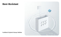 Toilet tanks Cleaner Holder Easy Installation Universal Fit Lavatory Accessory