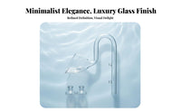 Glass Lily Pipe Highly Transparent Glass Lily Pipe Set Crystal Clear Aquarium Strainer Tube for Planted Tank Enthusiasts, Aquascapers