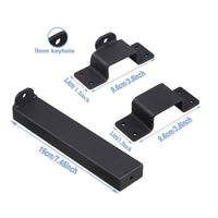 Slide Bolt Latch with Padlock Hole Heavy Duty Barn Door Latch with Padlock Hole Padlockable Lock for Sheds, Fences