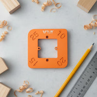 4-in-1 Wood Corner Rounding Template Precision Cut Arc Cutting Positioning Jig Easy to Use Round Corner Routing Guide Sturdy Metal for Woodworkers, Carpenters, DIYers, Furniture Making, Woodworking Shop