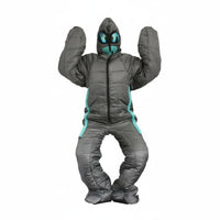 Alien Sleeping Bag Hooded Person-Shaped Sleeping Bag Lightweight Wearable Bedding for Camping