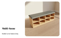 Multi-Functional Tufted raiseTop Ottoman Multifunctional Storage Bench Comfortable padding Upholstered Stool sturdy Wood Frame for Families, Homeowners, Adults, Entryway, Hallway, Bedroom, Commercial Spaces