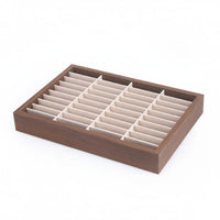 40-Slot Bracelet Tray Stackable Design Bead Bracelet Display Organizer Space Saving Bangle Display Tray for Online Broadcast, Market Stall