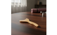 Polished Wooden Scraping Board Relaxing Y-Shaped Massage Tool Stress-Relief Gua Sha Board Anti-Cellulite for Masseuses, Athletes, Home