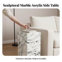 spiral Pedestal Table Marble Pattern Abstract Sculpture Sculptural Design