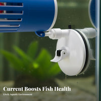 Submersible Water Circulator Waste Removal Function Fish Tank Current Pump Simulates Current Aquarium Circulation Pump for Freshwater Aquariums