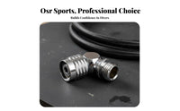 Machined Brass Second Stage Regulator Adapter Chrome Plated Second Stage Angled Adapter Resistant 360 Degree Regulator Swivel Long-Lasting for Sidemount Divers, Underwater Explorers