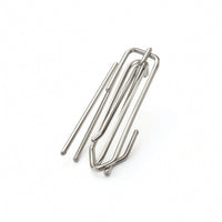 40 Pieces Four-Prong Curtain Hook Metal Curtain Pleater Hook Sturdy for Bedroom