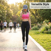 Gym Leggings for Women High Waist with Seamless Construction, Sports for Breathable Nylon Spandex Blend