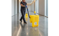 Plastic and Metal Hand-Press Mop Wringer Head Lever Handle Mop Wringer Head Rectangular Cage Cleaning Equipment Ventilated