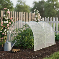 Garden Net Frame Set Long-Lasting Fiberglass Garden Hoops Heavy-Duty