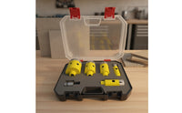 6 Pieces Diamond Hole Saw Kit with Storage Case M10 Diamond Drill Bit Set Hole Saw Kit with Storage Case Compact Tool Portable