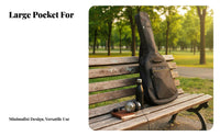 41 Inch Guitar Bag Water-Resistant Acoustic Guitar Gig Bag Musical Instrument Accessory Thickened Padding Large Capacity Pocket