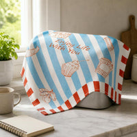 Korean-Style Dopamine Dust Cover for Home Appliances, Microwave Oven Oil-Proof Cloth, All-Season