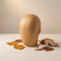 Wooden Mannequin Head Sturdy Male Mannequin Head Minimalist for Retail Stores