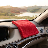 Quick Drying Microfibre Towel and 30x70cm Microfibre Cloth, Blended Yarn Car Cleaning Tool with Bound Edges, Detailing Accessory, 1 Pack
