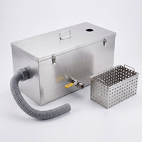 Commercial Oil Separator Rust-Resistant with Basket with Mesh Basket for Food Prep Areas