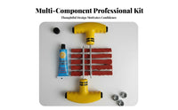 T-Handle Design Tubeless Tire Plug Kit Portable Tire Plug Kit Universal Fit for DIYers, Drivers, Travel, Garage