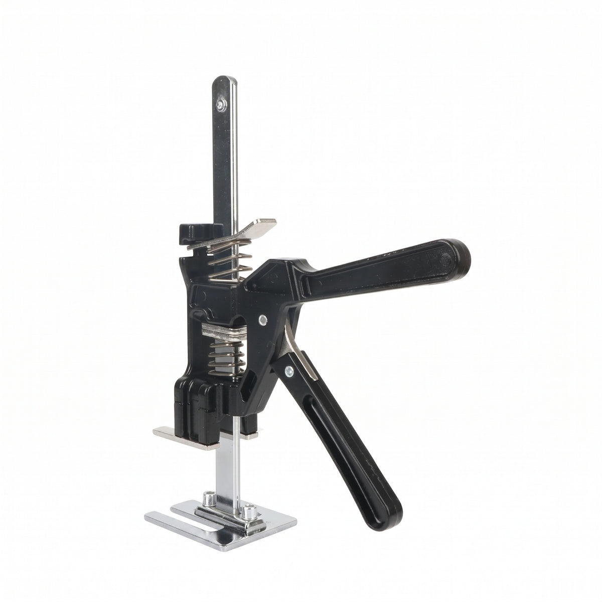 Lever-Operated Tile Leveling Jack Height Adjustment Manual Tile Lifter Metal Masonry Lifting Tool Spring-Loaded
