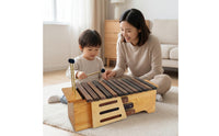 Wood Xylophone with Mallets Tuned Xylophone with Mallets Educational Percussion Instrument for Students, Kids, Classroom, Home Practice