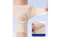 Encompassing Brace with Open Patella Thin Knee Wrap with Patella Opening Flexible Knee Support with Support Strips Lightweight for Athletes, Basketball