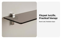 Clear Acrylic Floating Shelf multipurpose Use Clear Acrylic Rack Multi-Functional