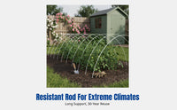 Garden Hoop Support Frame, Flexible Fiberglass Arch for Greenhouse, Trellis