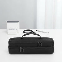 Padded Protection Double Layer Printer Storage Bag Wide Compatibility Travel Printer Carrying Case for Business Trip, Office