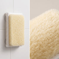 Soft Bristle Shower Back Brush Detachable Bath Back Brush Rectangular Body Exfoliator Exfoliating for Adults, Elderly, Bathroom