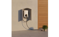 Weatherproof EV Charger Cover with Installation Kit Aluminum Charging Station Cover Outdoor Weather Guard Silver Brushed for Driveway, Garage
