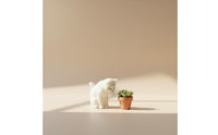 Mini Resin Cat Figurine Collectible Micro Landscape Ornament Lightweight and Compact Resin Kitten Model for Crafters, Terrarium, Fairy Garden, Desktop