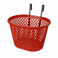 Plastic Cycle Basket Foldable Handlebar Basket Sturdy Lightweight for Biking, Commuting