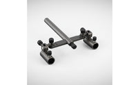 Double Rod Holder Sturdy Construction Double Bracket Rod Rack Long-Lasting for Lakeside