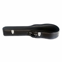 Guitar Case Convex Top Hard cover Guitar Case Zippered Lock Latch Musical Instrument Storage for Travel