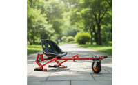 Spring-Supported Kart Frame with Seat Sleek Design Self-Propelled Kart Chassis Sturdy Vehicle Long-Lasting for DIY Builders, Hobbyists, Backyard Projects