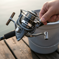 Minglun Wolf King All-Metal Spinning Fishing Reel for Sea Rods, Lure, and Raft Fishing