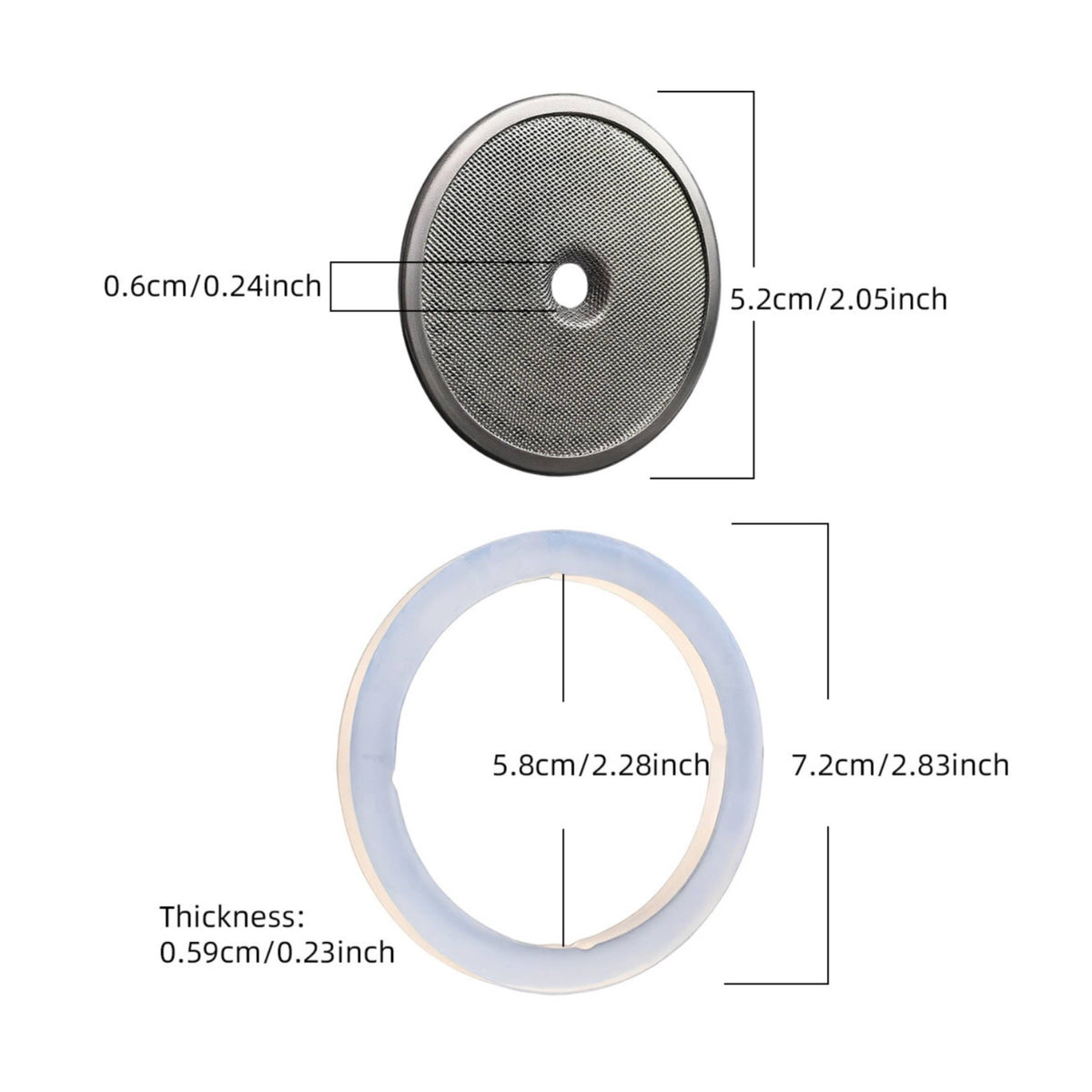 Water Distribution Screen  and  Sealing  Gasket Easy to Install Gasket Seal Set O-Sealing  for  Coffee  Machine Maintenance