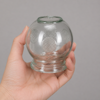 Glass Cupping Therapy Set, Clear Cylindrical Cups for Traditional Chinese Medicine, Fire Cupping for Recovery