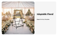 Large Capacity Tiered floral display stand with containers Multitier Design Tiered container Rack Stable frame professional Fixture Sturdy Construction for event Planners, Shop Owners, Gardeners, Wedding location, marketplace Stall, Patio, Balcony