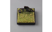 Miniature Diorama Base Green Grassy Grassland Diorama Base Stony Ruins Miniature Scene Base
