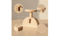 Toy Fruit Scale Natural Wooden Toy Scale Educational for Young Children