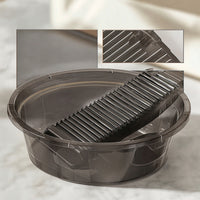 Laundry Basin with Washboard Integrated Laundry Washboard Basin Washbasin Plastic Tub Round for Bathroom, Dorm Room