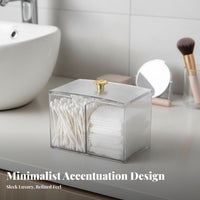 Partitioned Vanity Box Compartmentalized Design Desktop Organizer for Students