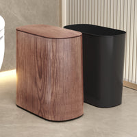 Narrow Slim Trash Can Minimalist Trash Can with Lid Compact Rectangular Waste Bin Easy to Clean for Kitchen