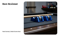 2 Pieces Aluminum Alloy Pool Cue Straightness Checker Accurate Billiard Cue Straightness Checker Portable for Practice Sessions, Tournaments
