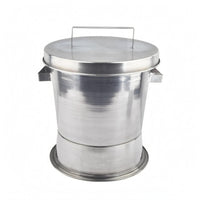 Briquette Extinguishing Bucket Lidded Bbq Tool Commercial Grade Fireplace Accessory for Grilled Meat Use