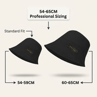 Large Size Bucket Hat for, Wide Brim Summer Fisherman Cap for Women, Outdoor Activities Protection, Round Crown Oversized Style for Adults