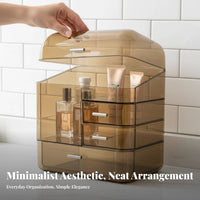 Stackable Cosmetic Drawer Box Space-Saving Makeup Organizer Large Capacity