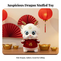 Year of the Wyvern Stuffed Creature Auspicious Gift Lunisolar New Year Wyvern Stuffed Ie Soft and Cuddly PP Cotton Filled