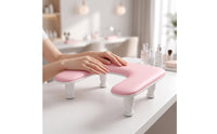 Nail Hand Rest with Adjustable Legs Comfortable Manicure Hand Rest Portable Arm Cushion for Manicurists